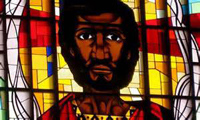 Black Jesus painted by Ethiopian Christians in Africa 